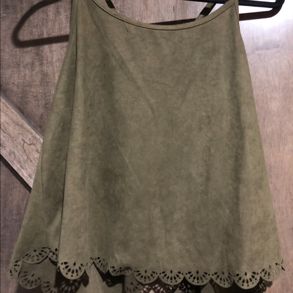 Velvet Green Tank Top
